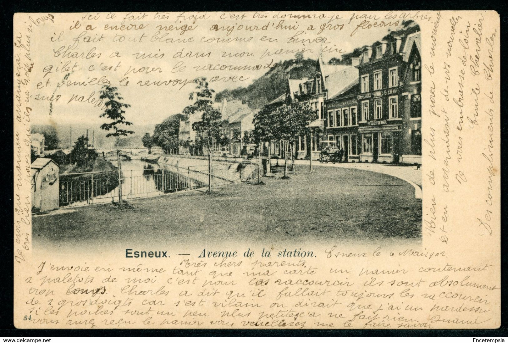 CPA - Carte Postale - Belgique - Esneux - Avenue De La Station - 1902 (CP19868OK) - Esneux