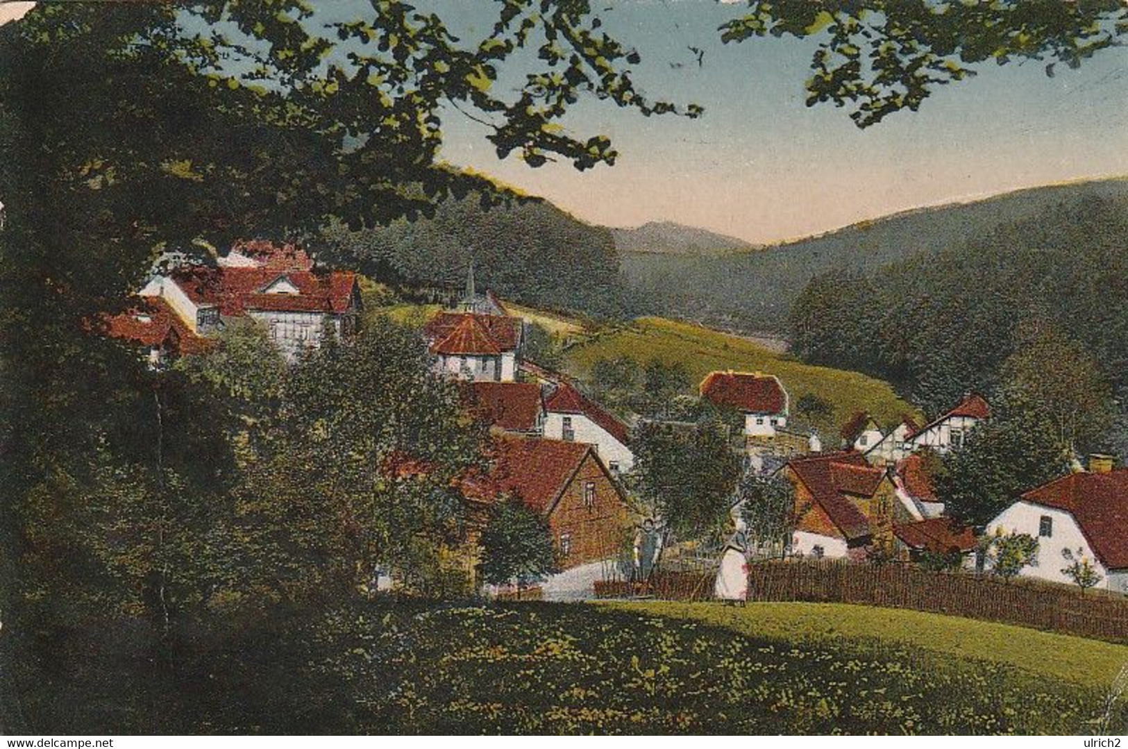 AK Mühlenberg I. Solling - Feldpost Holzminden 1917 (59831) - Holzminden