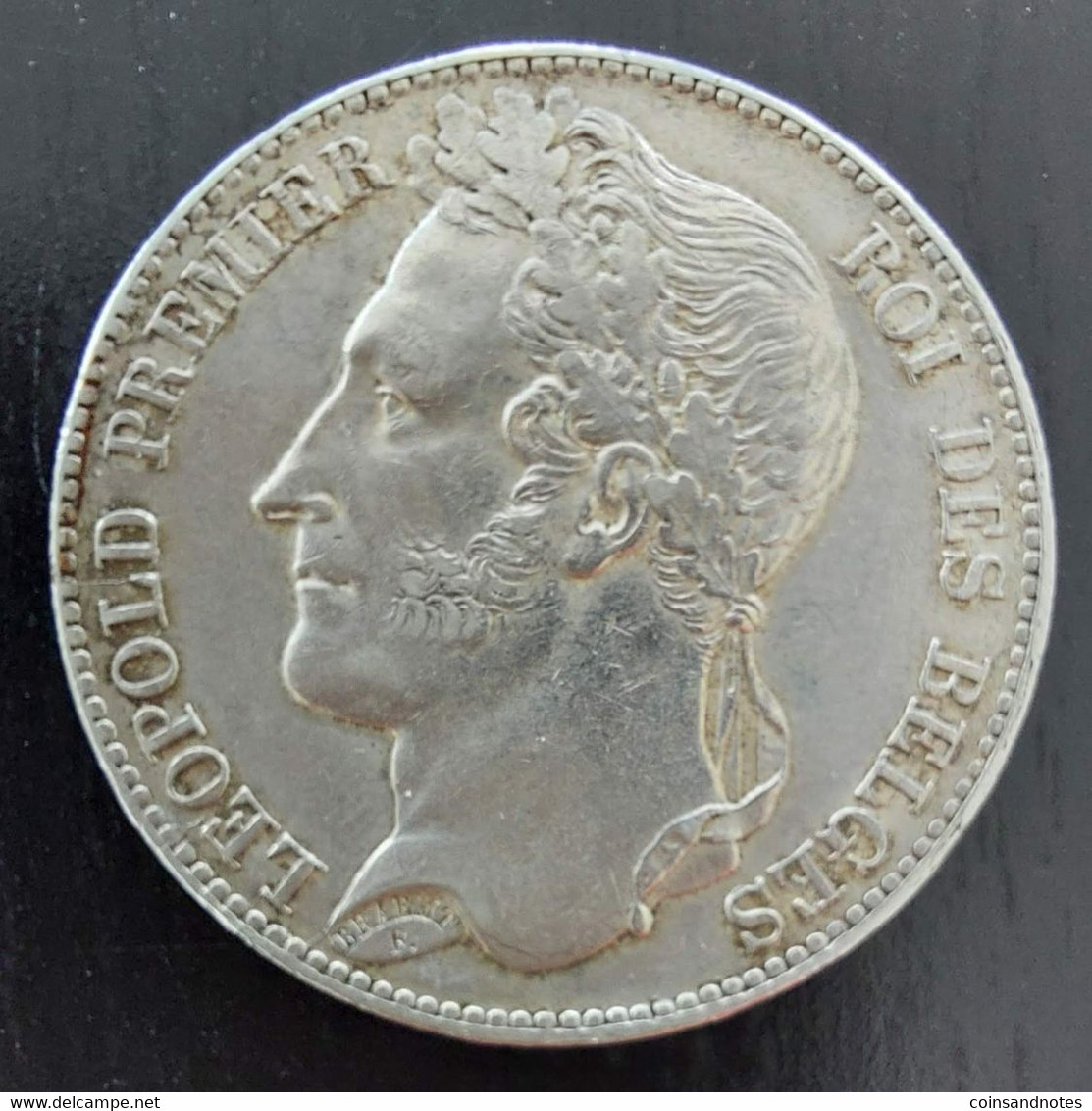 Belgium 1848 - 5 Fr. Zilver - Leopold I - Morin 14 - Pr - 5 Frank