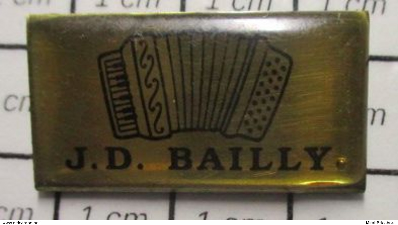 1215A Pin's Pins / Beau Et Rare / THEME MUSIQUE / ACCORDEON J D BAILLY - Musique