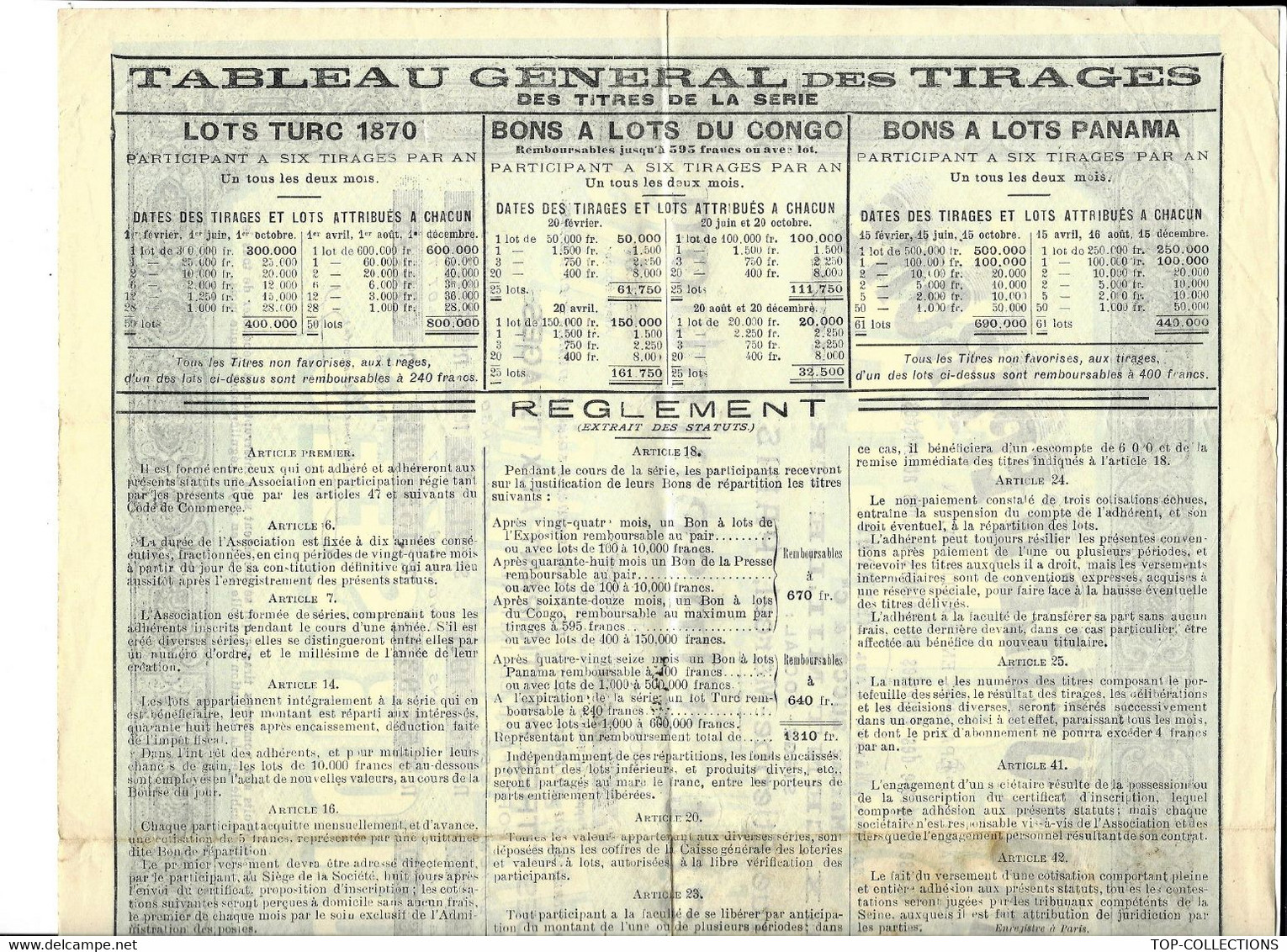 TRES RARE CAISSE MUTUELLE D’EPARGNE PARIS 1908 BANQUE FINANCE BONS A LOTS B.E VOIR SCANS COTATION 30 EUROS - Banca & Assicurazione