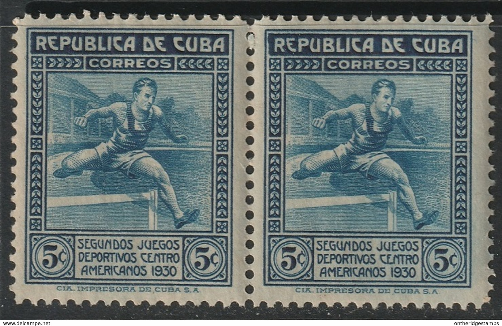 Cuba 1930 Sc 301 Yt 209 Pair MNH** - Unused Stamps