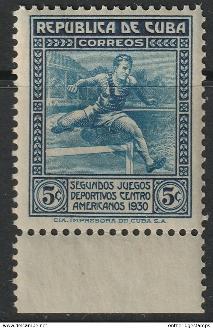 Cuba 1930 Sc 301 Yt 209 Margin Single MNH** - Unused Stamps