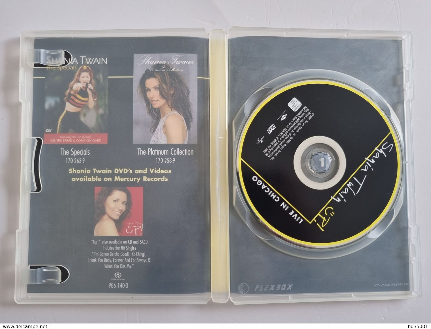 DVD Concert Live Shania Twain - Up Live In Chicago - Simple - Etat Neuf - Conciertos Y Música