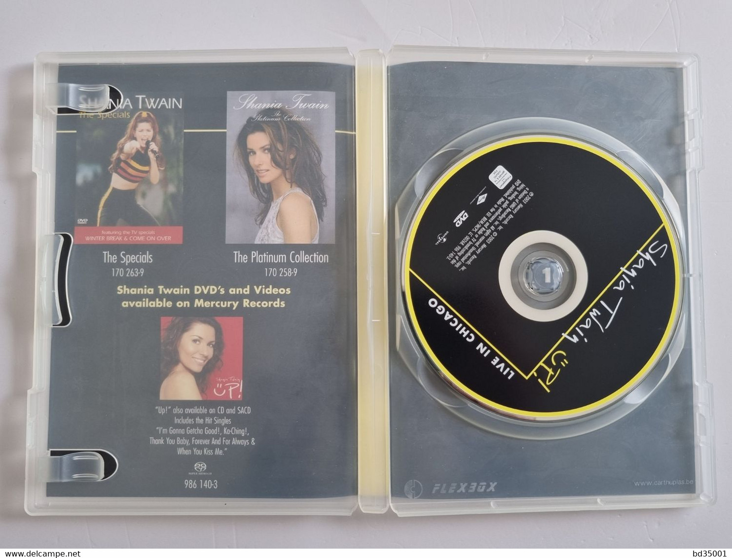 DVD Concert Live Shania Twain - Up Live In Chicago - Simple - Etat Neuf - Concert Et Musique