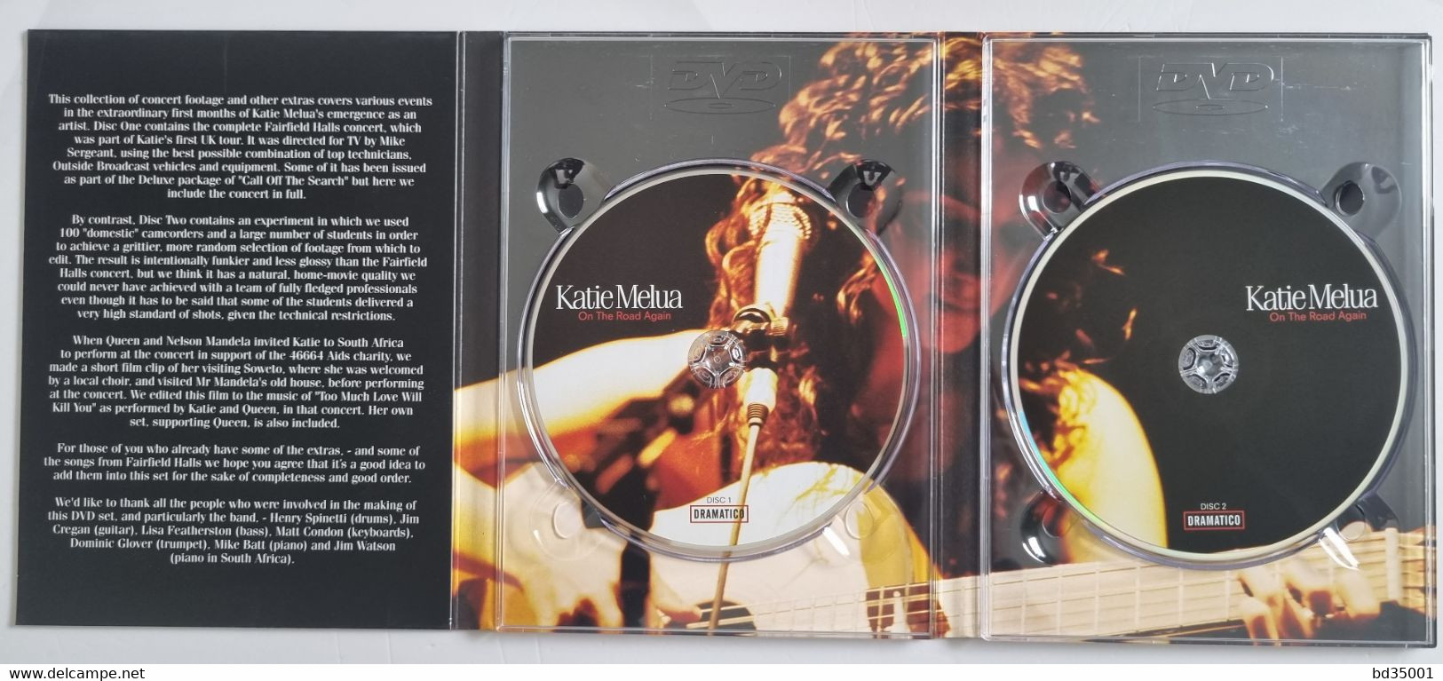 DVD Concert Live Katie Melua - On The Road Again - Double - Etat Neuf - Concert En Muziek