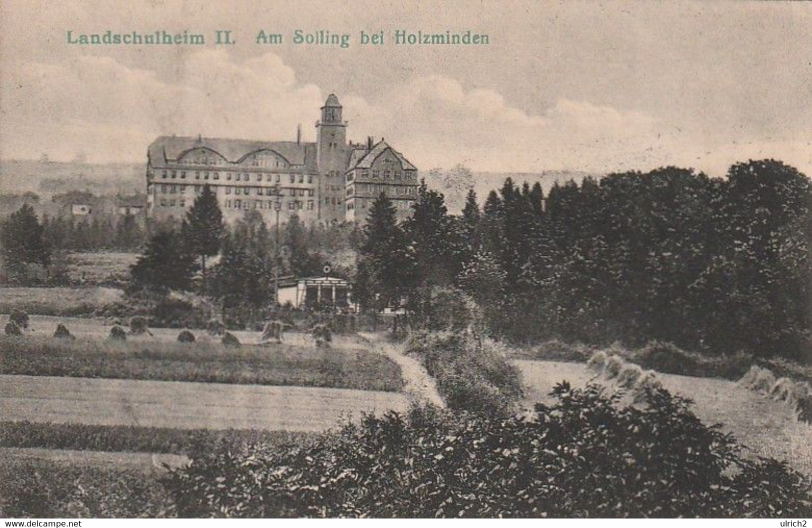 AK Am Solling Bei Holzminden - Landschulheim II - Feldpost Holzminden Bahnhofs-R... - Bahnpost - 1917 (59840) - Holzminden