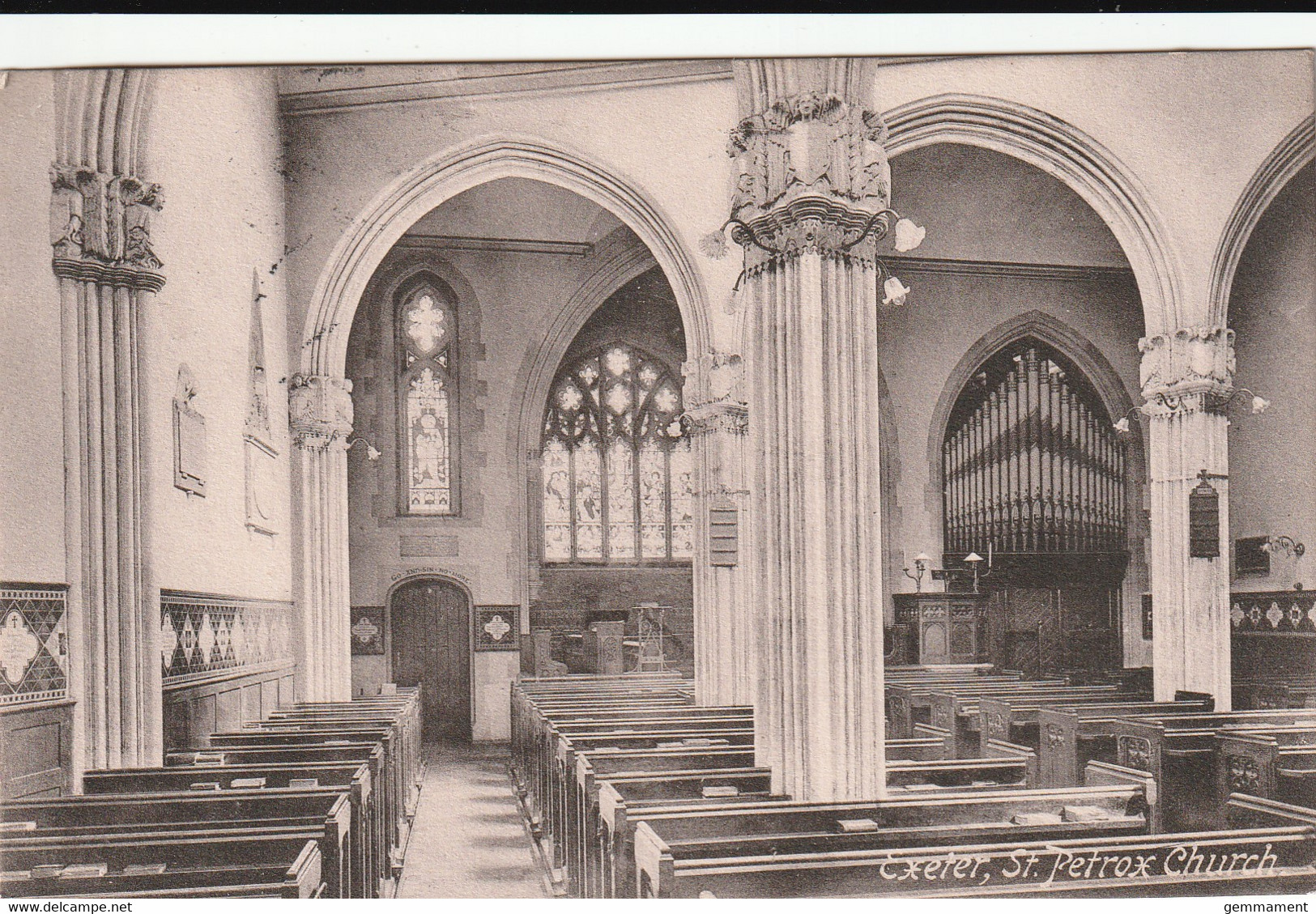 EXETER - ST PETROX CHURCH INTERIOR - Exeter