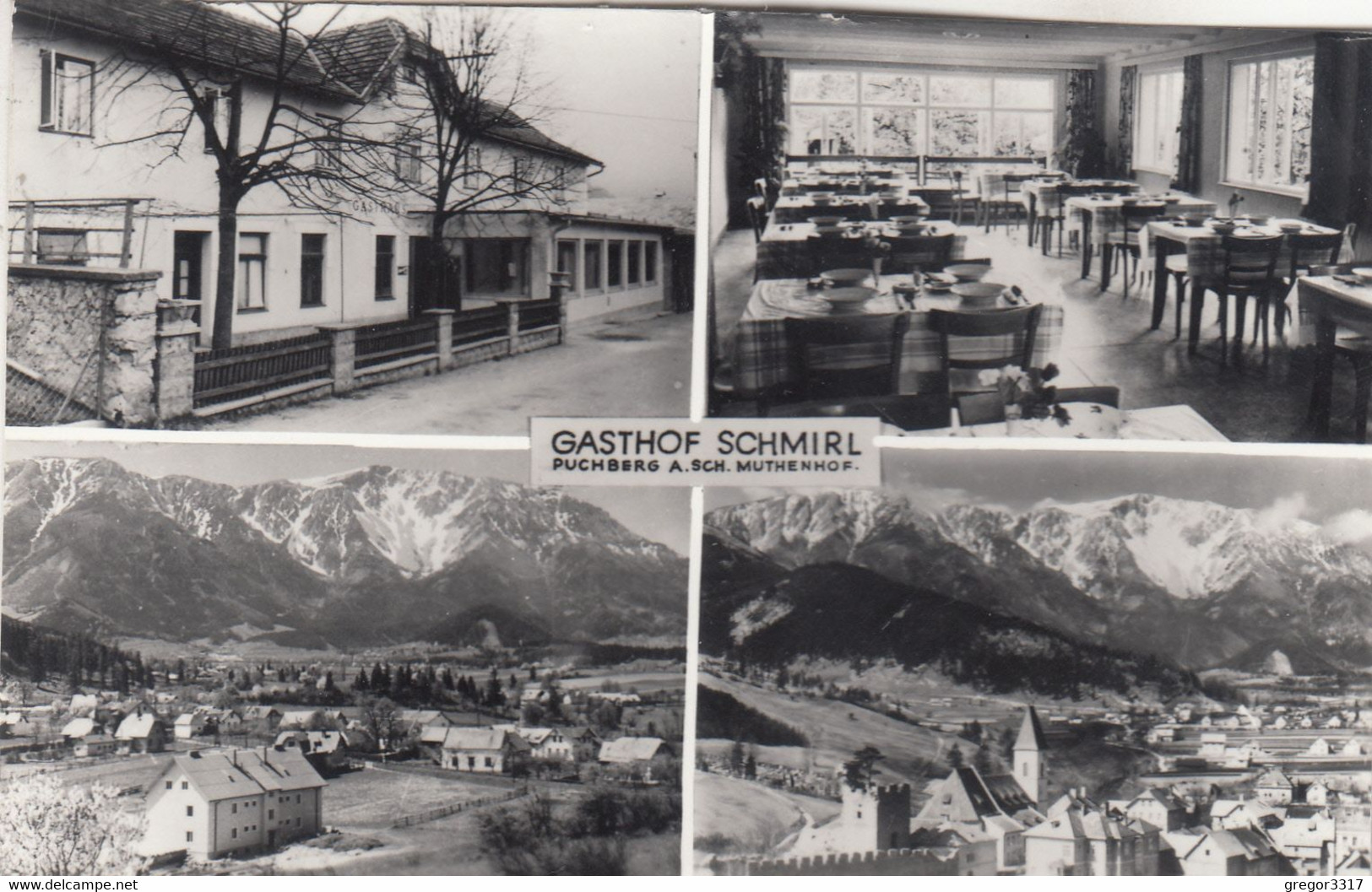 A9391) PUCHBERG Am SCHNEEBERG - NÖ - Gasthof SCHMIRL - MUTHENHOF - - Schneeberggebiet