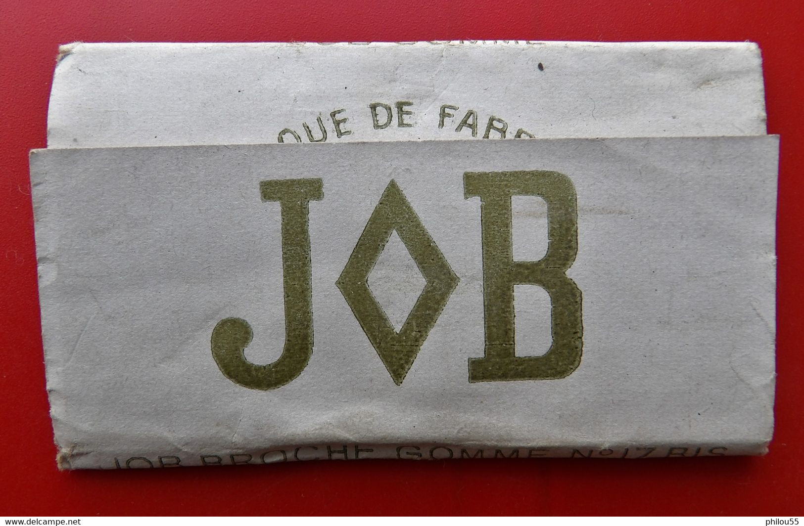 Ancien Carnet De Feuilles A Cigarettes "JOB Joseph Bardoux " - Other & Unclassified