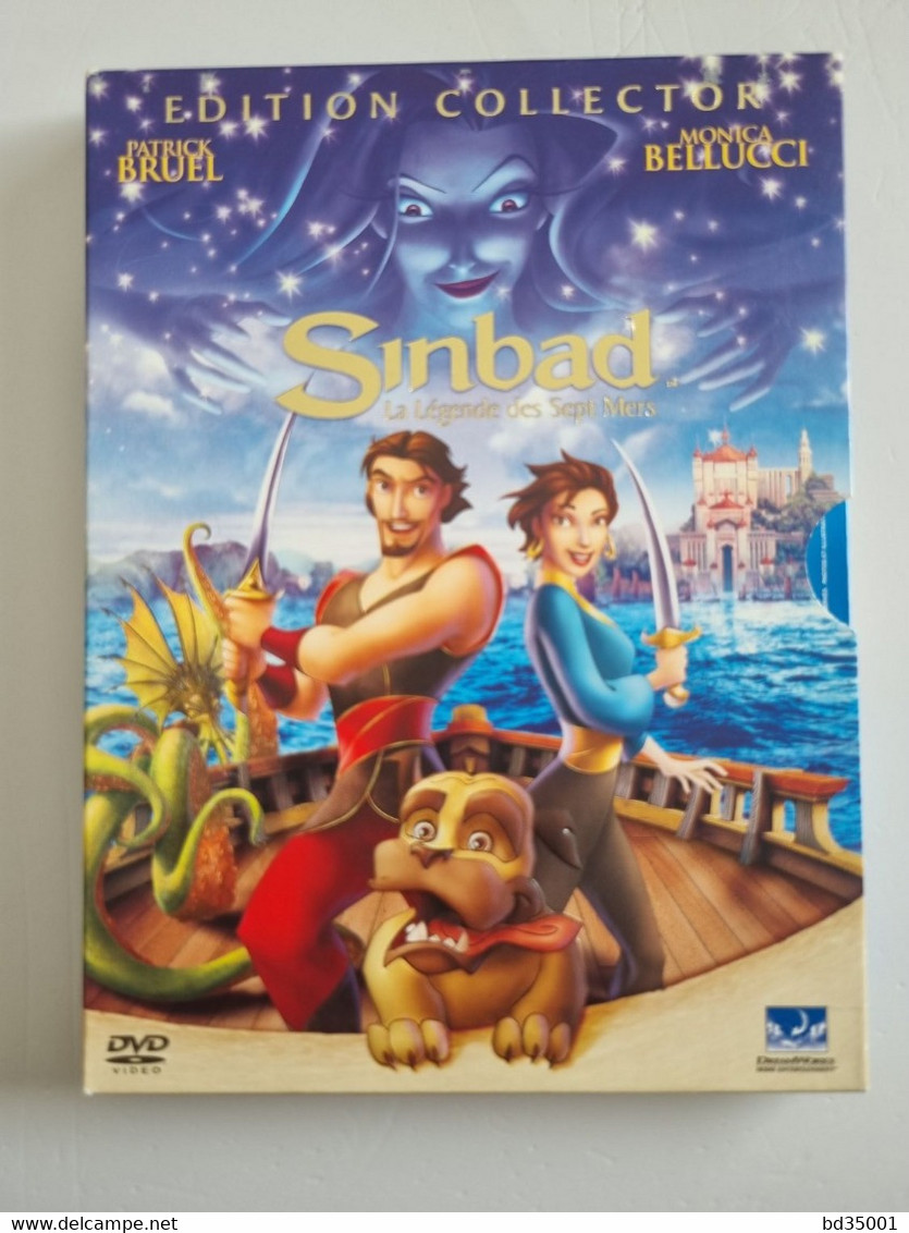 DVD Original DREAMWORKS - Sinbad La Légende Des Sept Mers - Edition Collector - Double - Etat Neuf - Cartoons