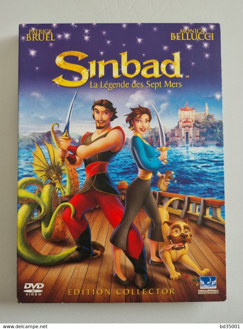 DVD Original DREAMWORKS - Sinbad La Légende Des Sept Mers - Edition Collector - Double - Etat Neuf - Cartoons