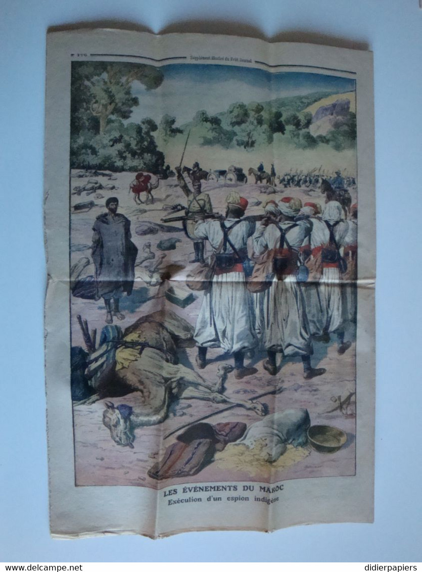 Le Petit Journal,1911,Yanitza,la Jeanne D'Arc Albanaise,les événements Du Maroc - Le Petit Journal