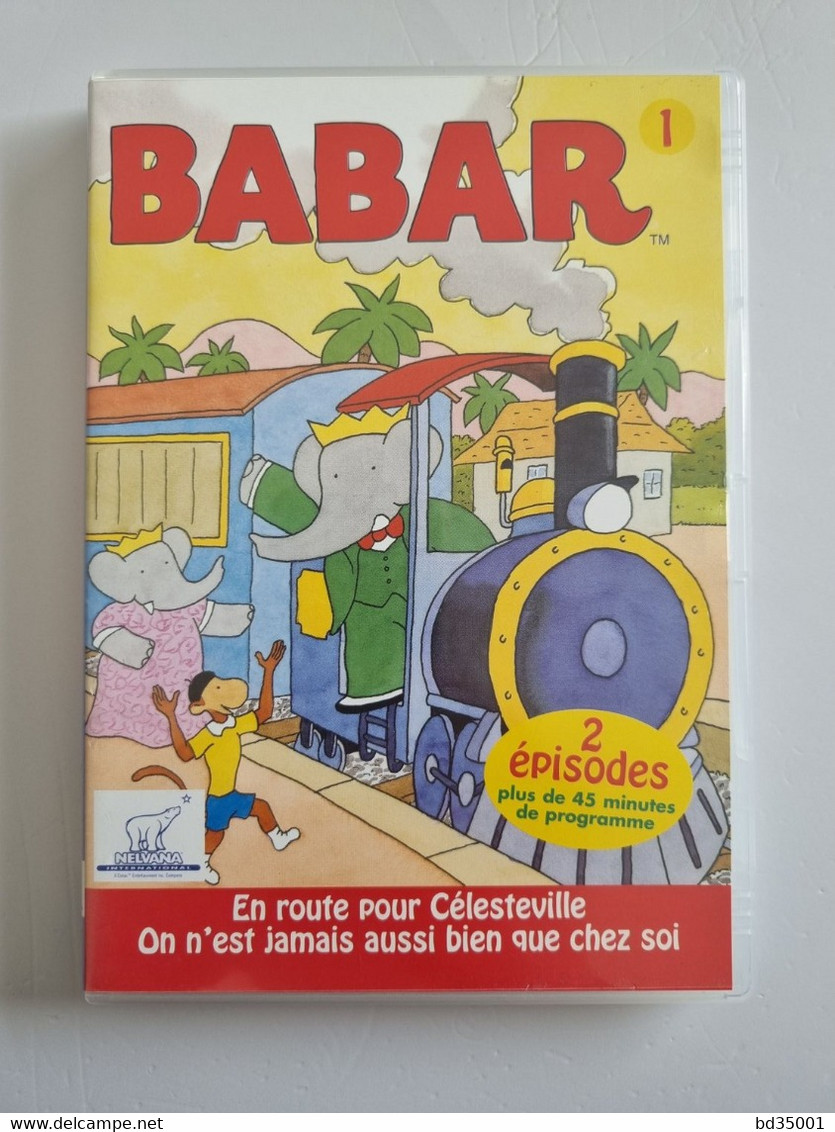 DVD Original - Babar 2 Episodes - Simple - Etat Neuf - Cartoons