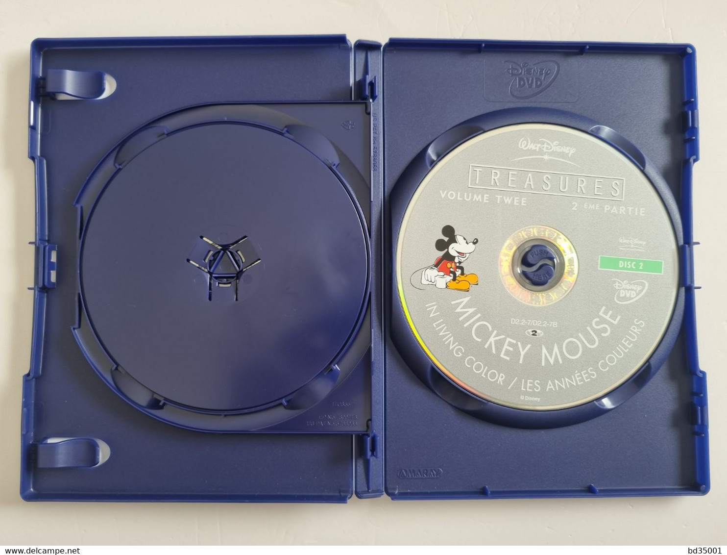 DVD Original WALT DISNEY TREASURES - Mickey Les Années Couleurs Partie 2 - Edition Double DVD - Etat Neuf - Animation