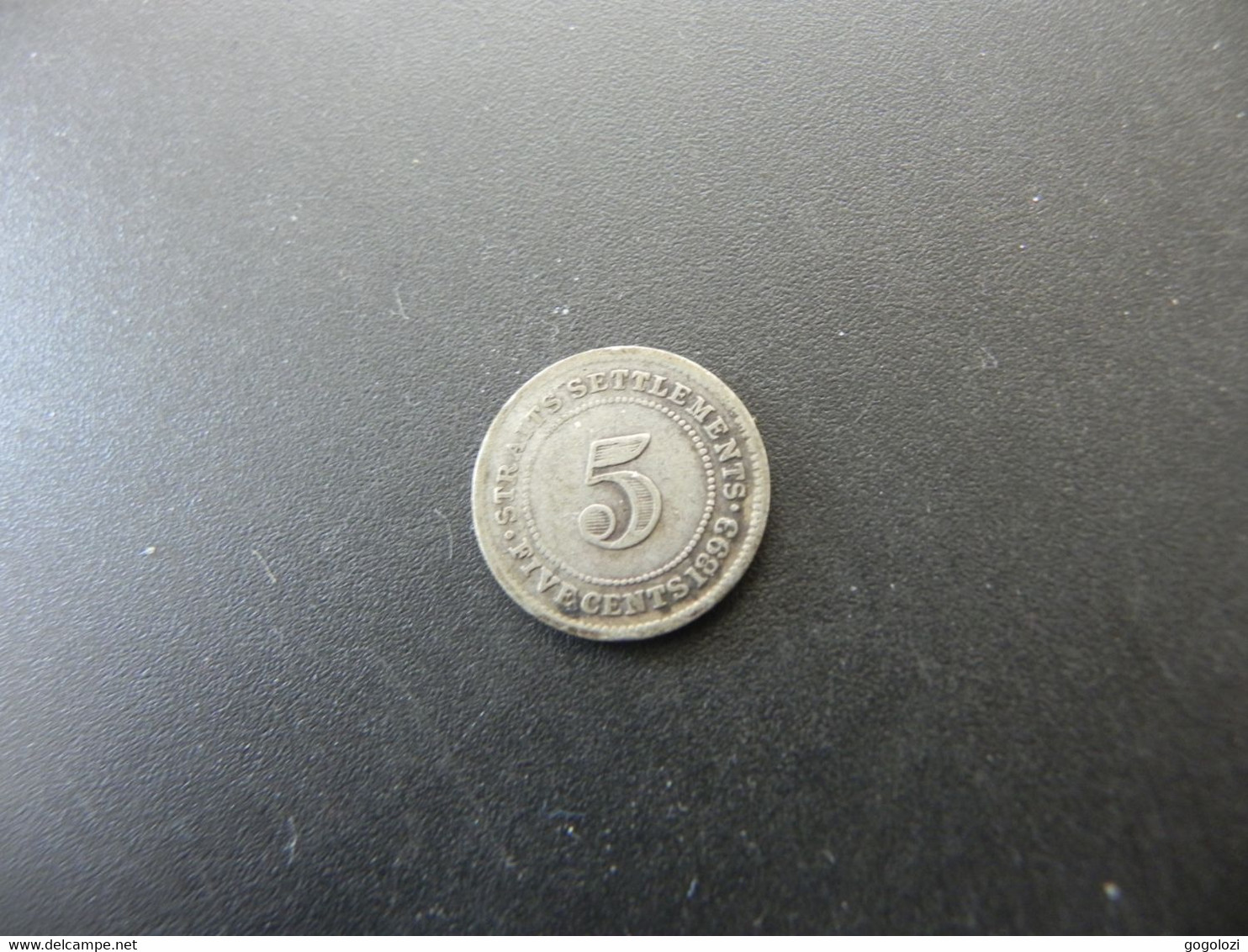 Straits Settlements 5 Cents 1893 Silver - Malaysie