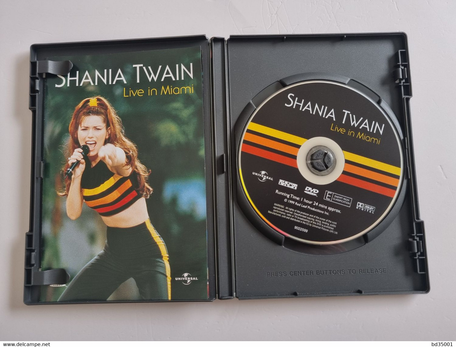 DVD Concert Shania Twain - Live In Miami - Simple - Etat Neuf - Concert Et Musique