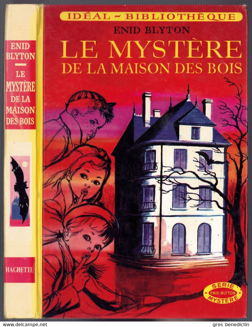 Hachette - Idéal Bib. - Enid Blyton - "Le Mystère De La Maison Des Bois" - 1976 - #Ben&Bly&Myst - #Ben&IB - Ideal Bibliotheque