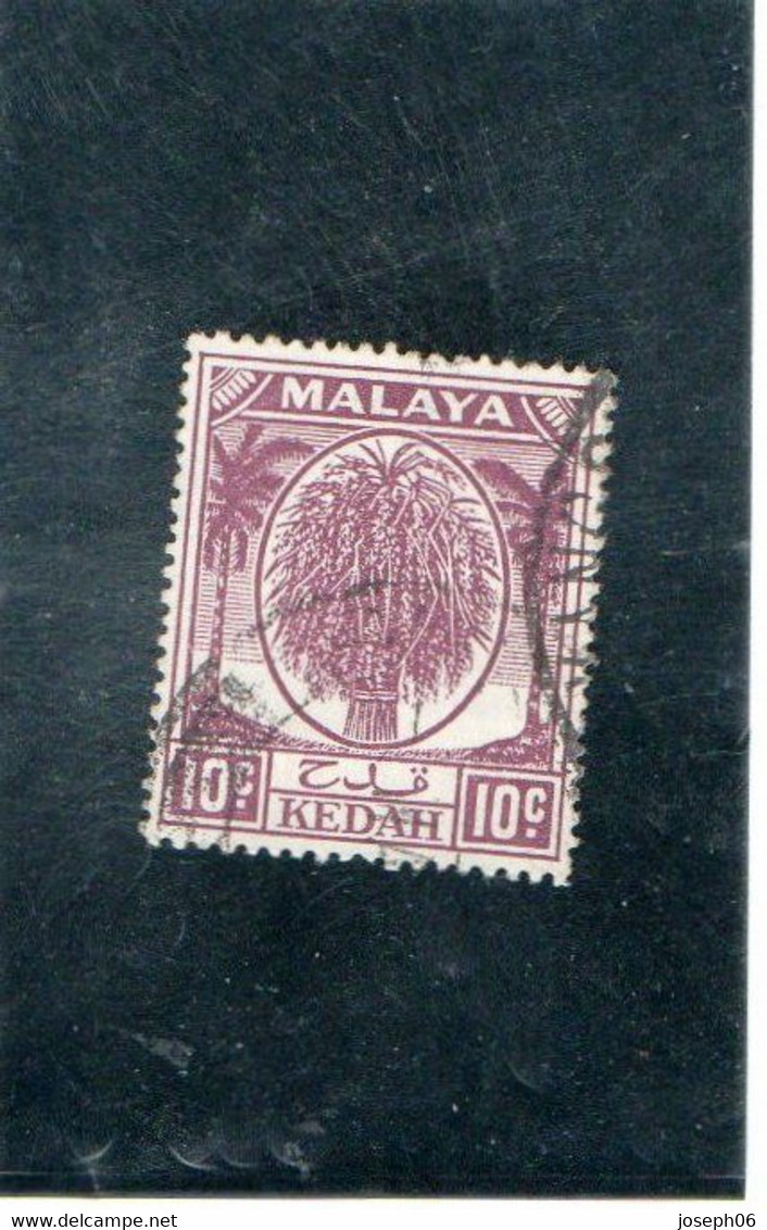 GRANDE-BRETAGNE   1950-55  Kedah  Malaisie  Y.T. N° 68 à 87  Incomplet  Oblitéré  76 - Kedah