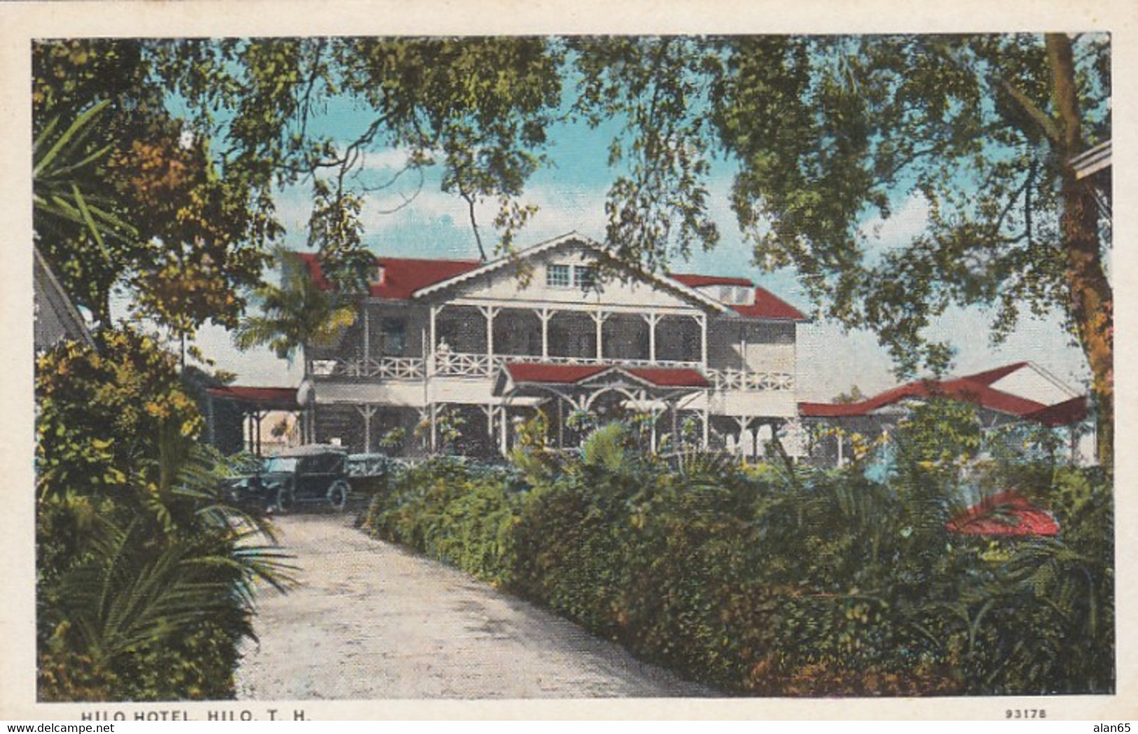 Hilo Hawaii, Hilo Hotel, Architecture, C1910s/20s Vintage Postcard - Hilo