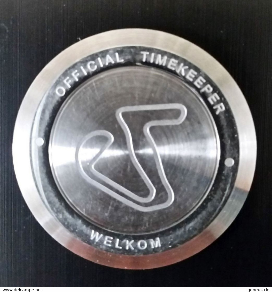 Rare Jeton "Tissot - Official Timekeeper - Word Championship F1 - Motogp - Circuit Welkom (Afrique Du Sud) - Gewerbliche