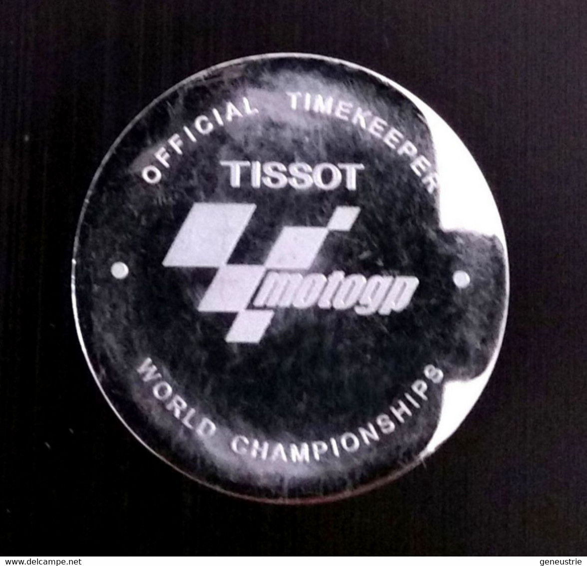 Rare Jeton "Tissot - Official Timekeeper - Word Championship F1 - Motogp - Circuit Welkom (Afrique Du Sud) - Professionals / Firms