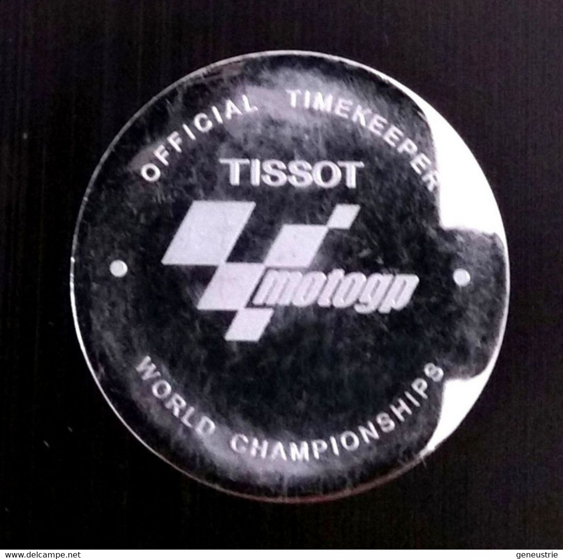 Rare Jeton "Tissot - Official Timekeeper - Word Championship F1 - Motogp - Circuit Valenciana Ricardo Tormo (Espagne) - Profesionales/De Sociedad
