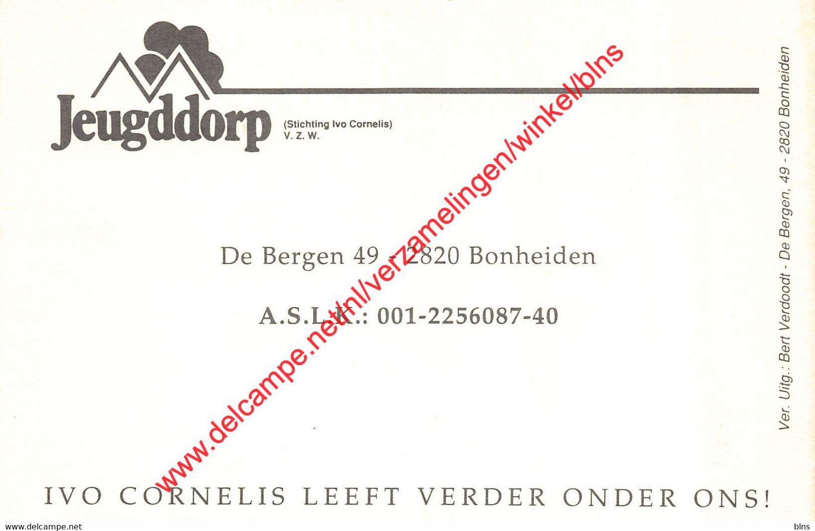 Jeugddorp - Stichting Ivo Cornelis - Bonheiden - Bonheiden
