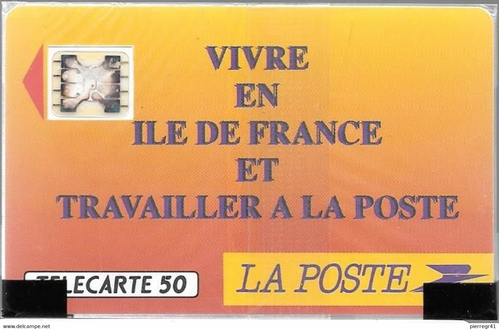 CARTE-PUBLIC-F-136-1990-50U-SC4ab-Trou 6-LA POSTE-Ile De France-5 Pe 21685-NSB-TBE- - 1990