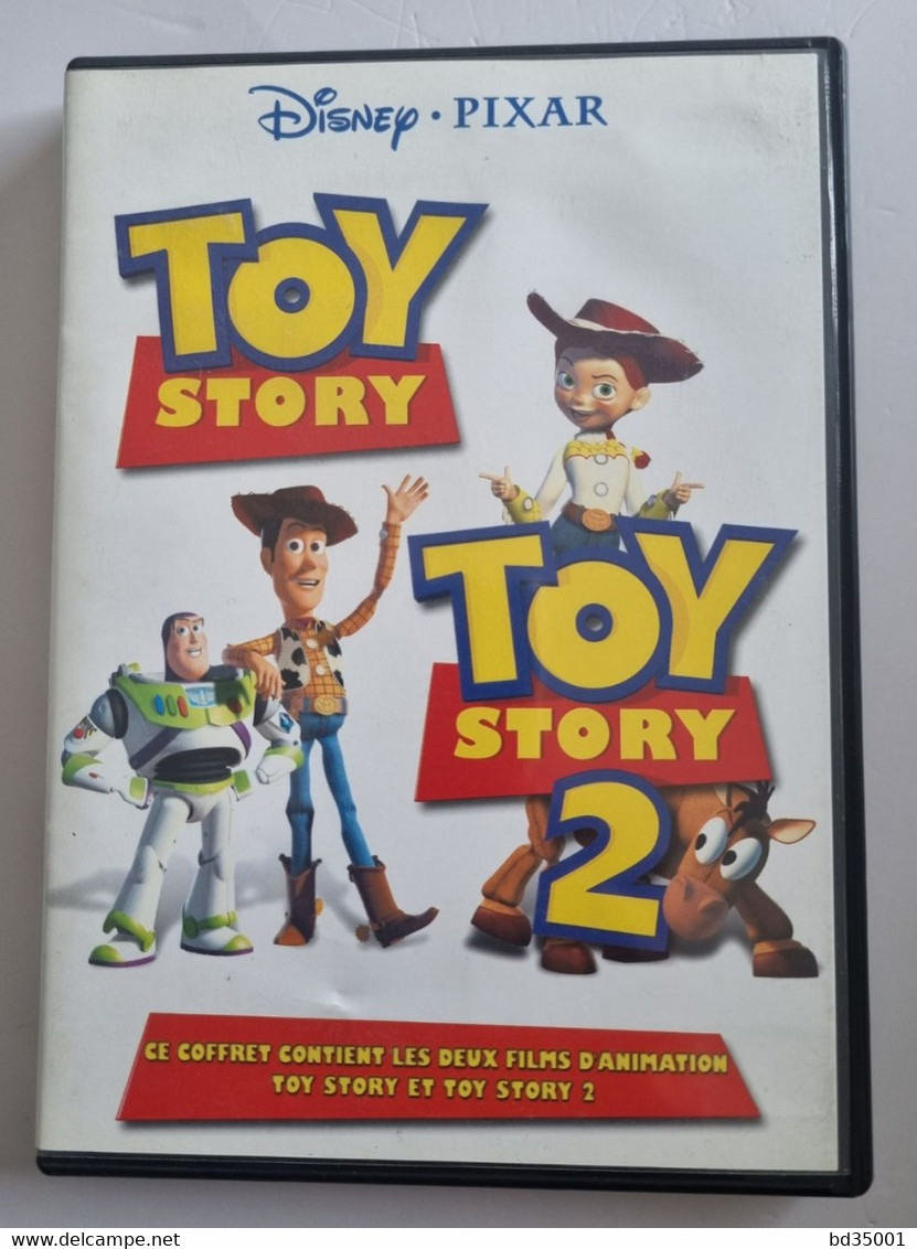 DVD Original WALT DISNEY PIXAR - Coffret Toy Story  Et Toy Story 2 - Double DVD - Etat Neuf - Dibujos Animados