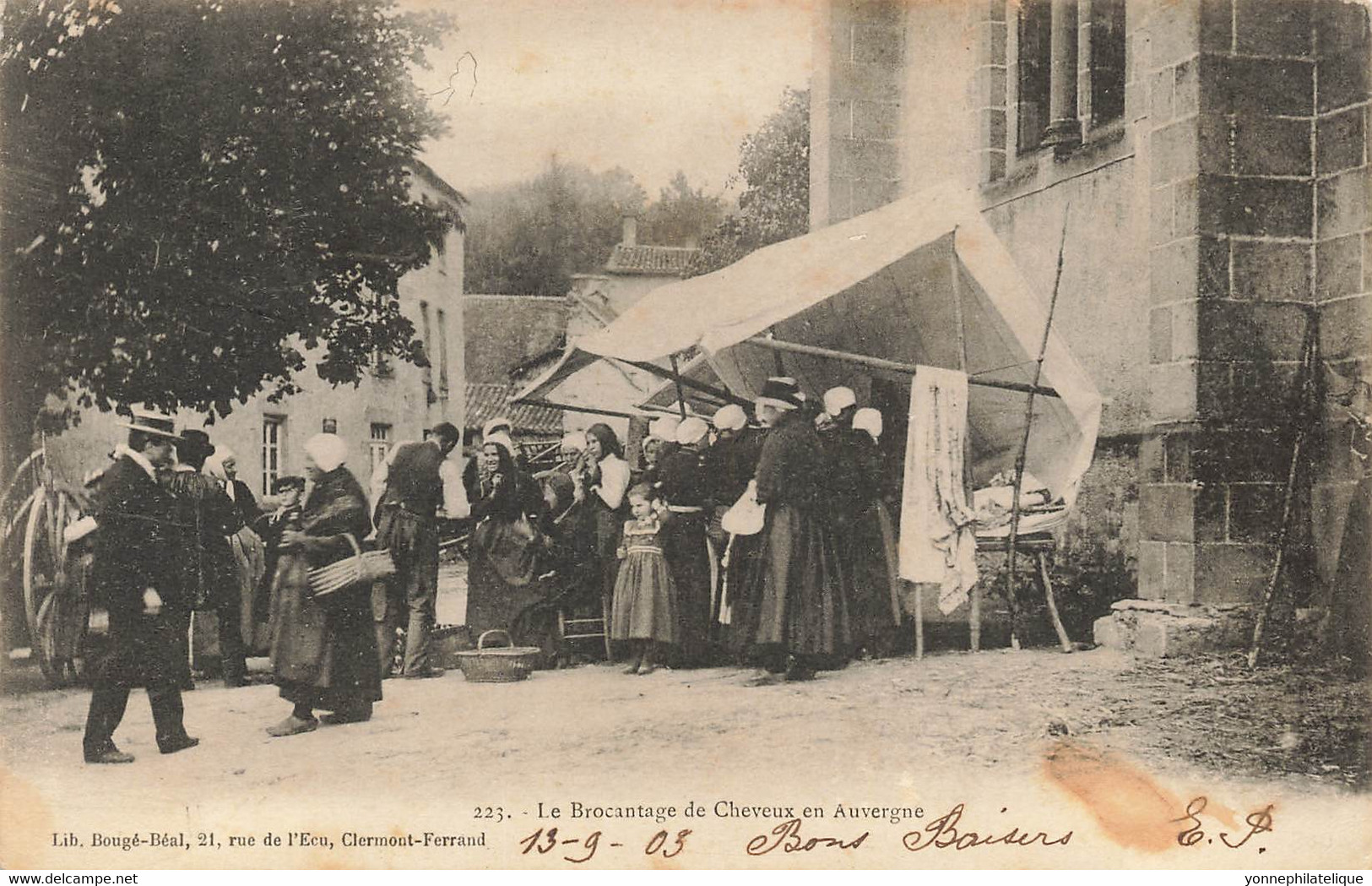 63 - PUY-DE-DÔME - MANZAT - Brocantage De Cheveux En Auvergne - Superbe (10153) - Manzat
