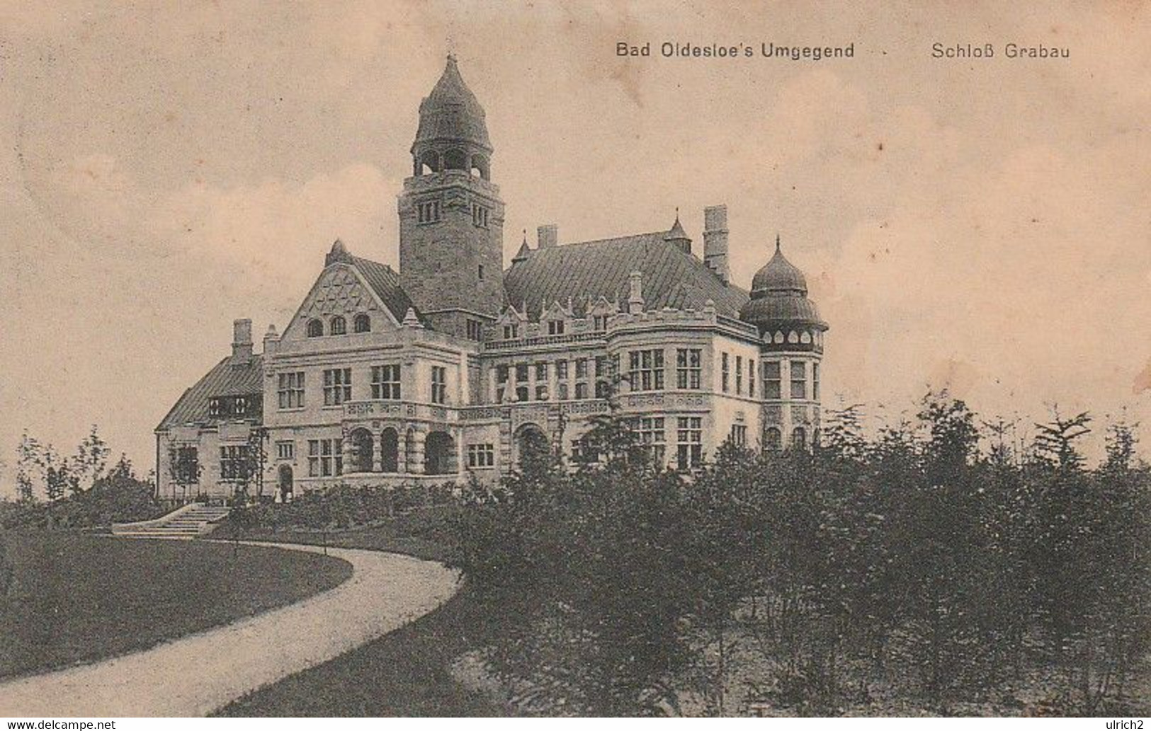 AK Bad Oldesloe Umgebung - Schloss Grabau - Feldpost 1915 (59852) - Bad Oldesloe