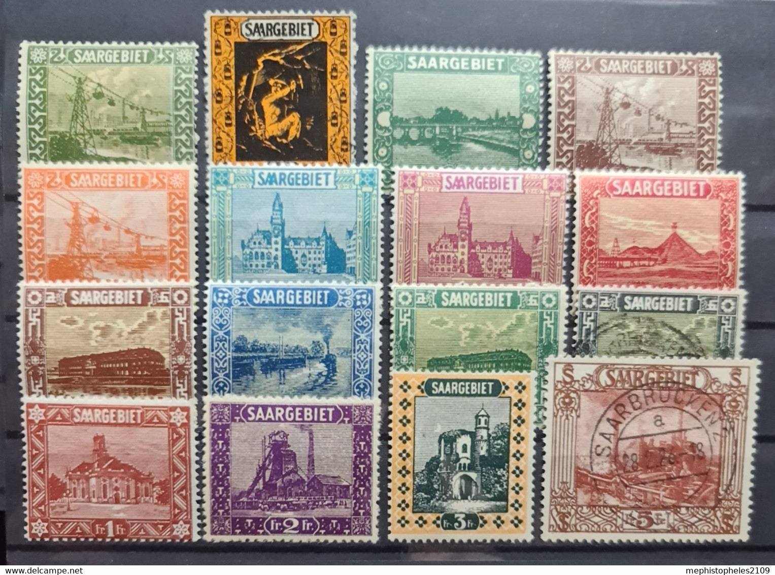 SAARGEBIET 1926 - MLH/canceled - Mi 108-121 - Complete Set! - Ungebraucht