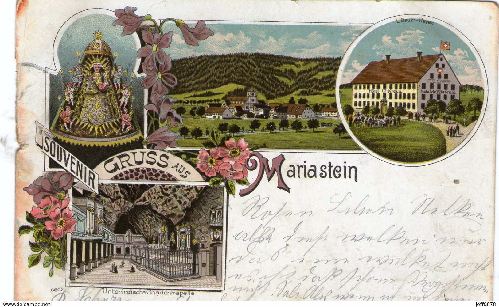 SUISSE - MARIASTEIN - Gruss Aus MARIASTEIN - 1904 - Très Bon état - Metzerlen-Mariastein