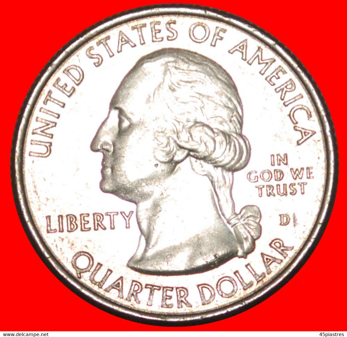 * KILAUEA: USA ★ 1/4 DOLLAR 2012D! WASHINGTON (1789-1797)! LOW START ★ NO RESERVE! - 2010-...: National Parks