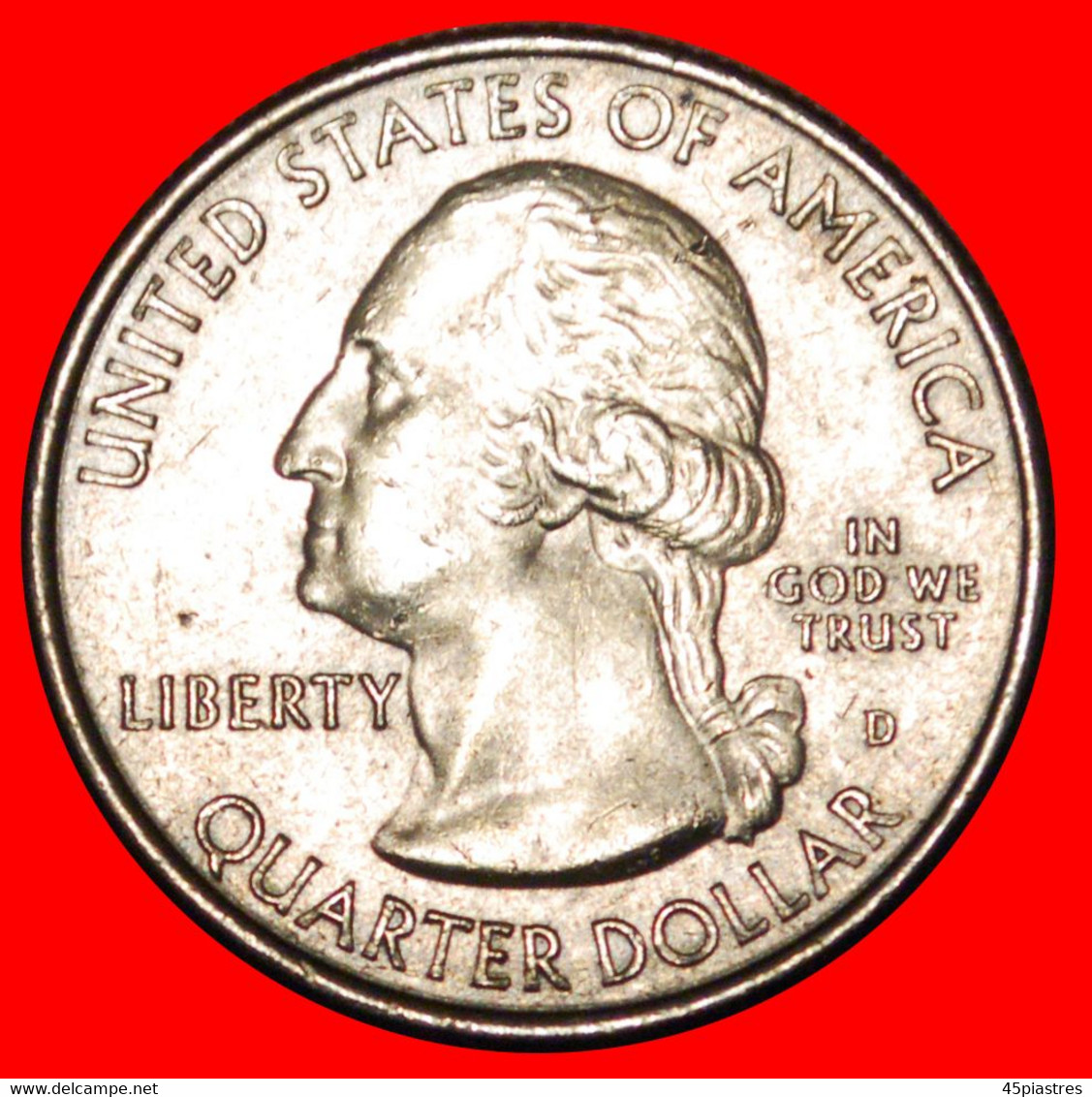 * GUN: USA ★ 1/4 DOLLAR 2016D MINT LUSTRE! WASHINGTON (1789-1797)LOW START ★ NO RESERVE! - 2010-...: National Parks