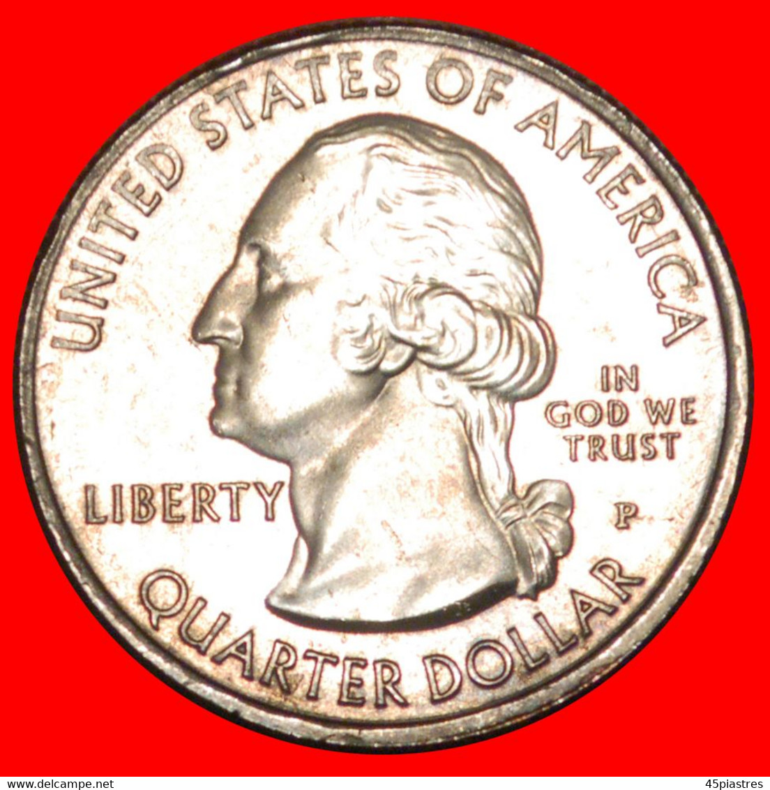 * MOUNDS (700-1030): USA ★ 1/4 DOLLAR 2017P UNC MINT LUSTRE! WASHINGTON (1789-1797) LOW START ★ NO RESERVE! - 2010-...: National Parks