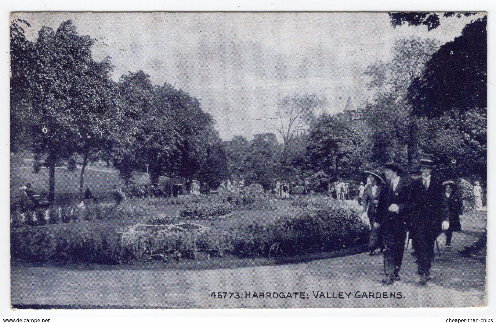 HARROGATE: Valley Gardens - Photochrom Wedgwood Series 46773 - Harrogate