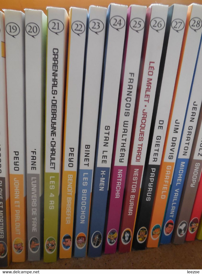 LOT BD Le Monde de la BD 2004 Collection complète des 35 volumes La Dernière Heure & La Libre Belgique & Panini...4A3522