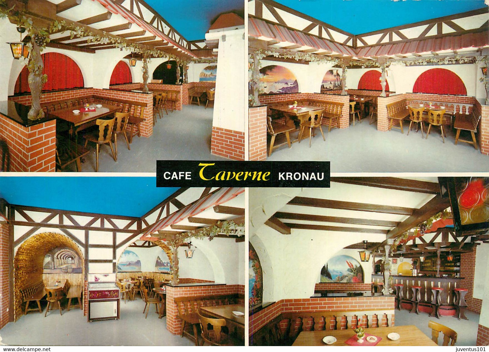 CPSM Kronau Bei Bad Mingolsheim-Café Taverne    L1351 - Bad Schoenborn