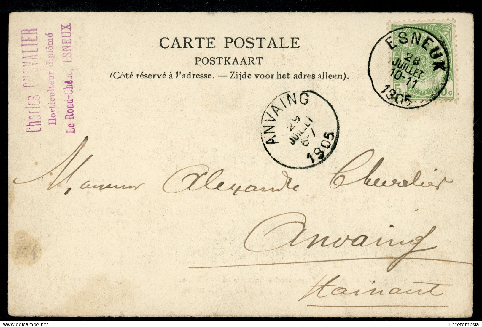 CPA - Carte Postale - Belgique - Souvenir D'Esneux - Jardin Français Du Château Montéfiore (CP19871) - Esneux