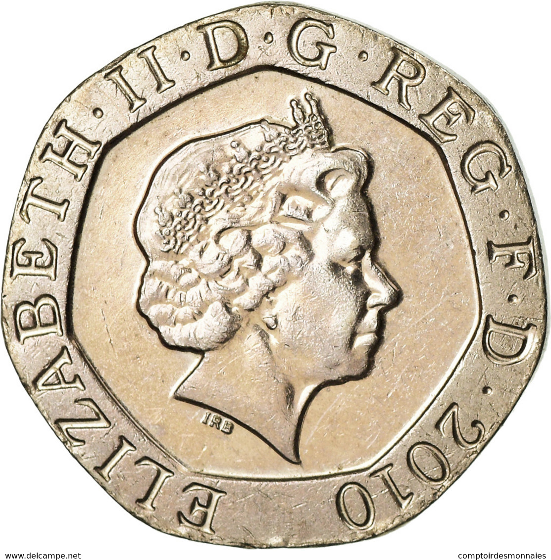 Monnaie, Grande-Bretagne, Elizabeth II, 20 Pence, 2010, TTB, Copper-nickel - 20 Pence