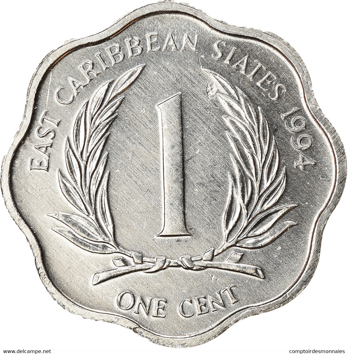 Monnaie, Etats Des Caraibes Orientales, Elizabeth II, Cent, 1994, SUP - Ostkaribischer Staaten