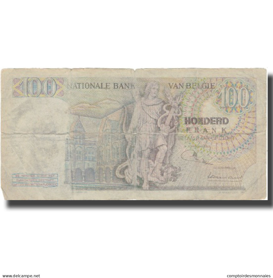 Billet, Belgique, 100 Francs, 1975, 1975-03-03, KM:134b, TB - 100 Francs