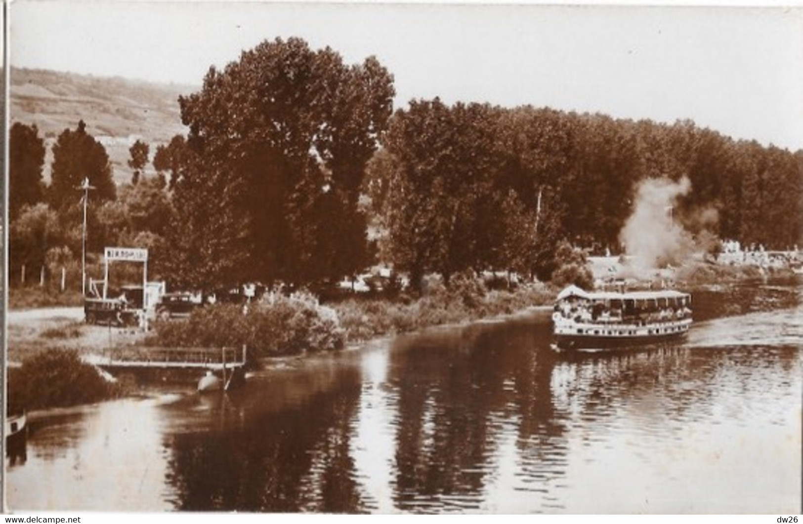 Metz-Moulins-Plage (Moselle) Bateau De Plaisance La Lorraine - Edition Ch. Fischer, Carte N° 9 Non Circulée - Metz Campagne