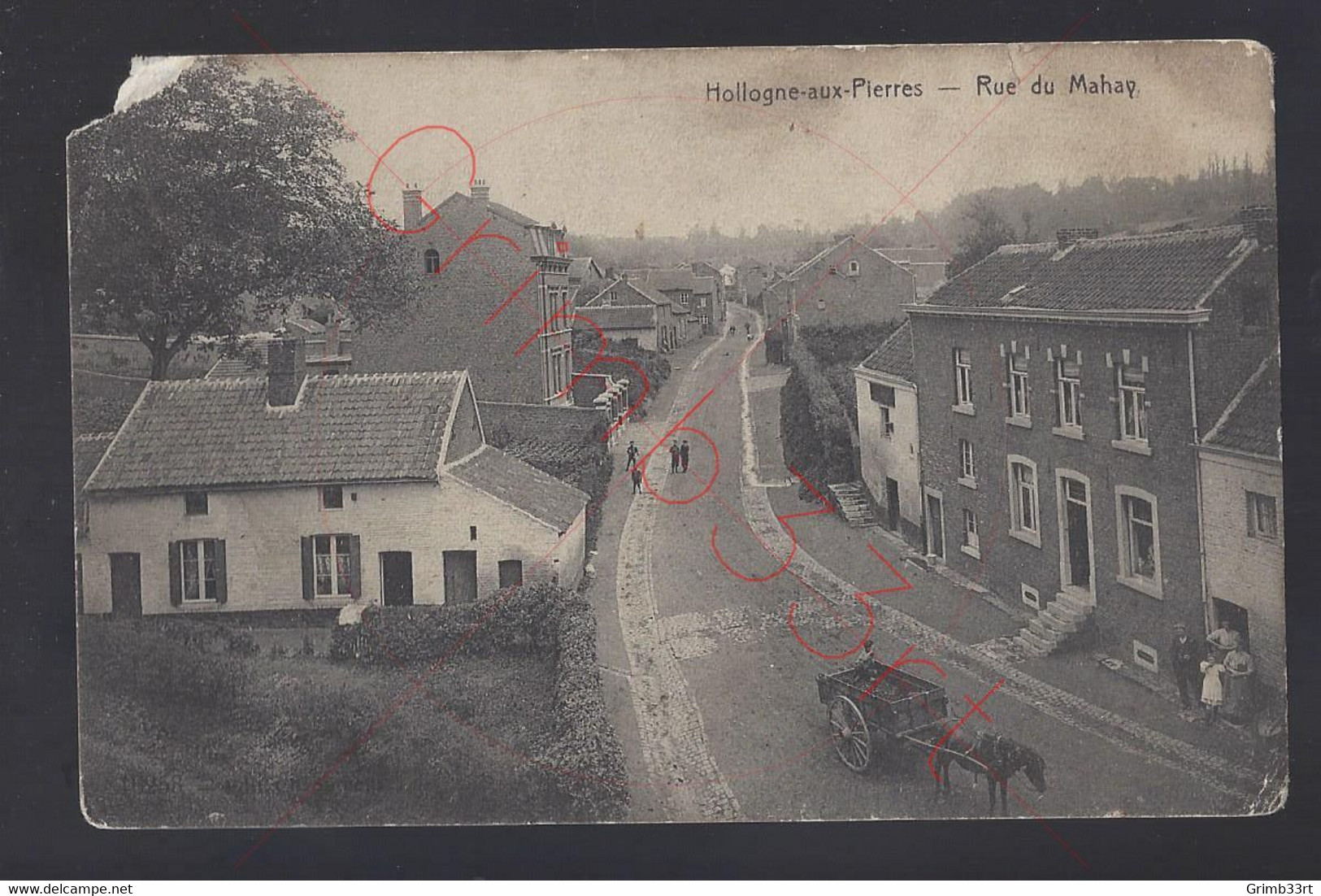 Hollogne-aux-Pierres - Rue Du Mahay - Postkaart - Grâce-Hollogne