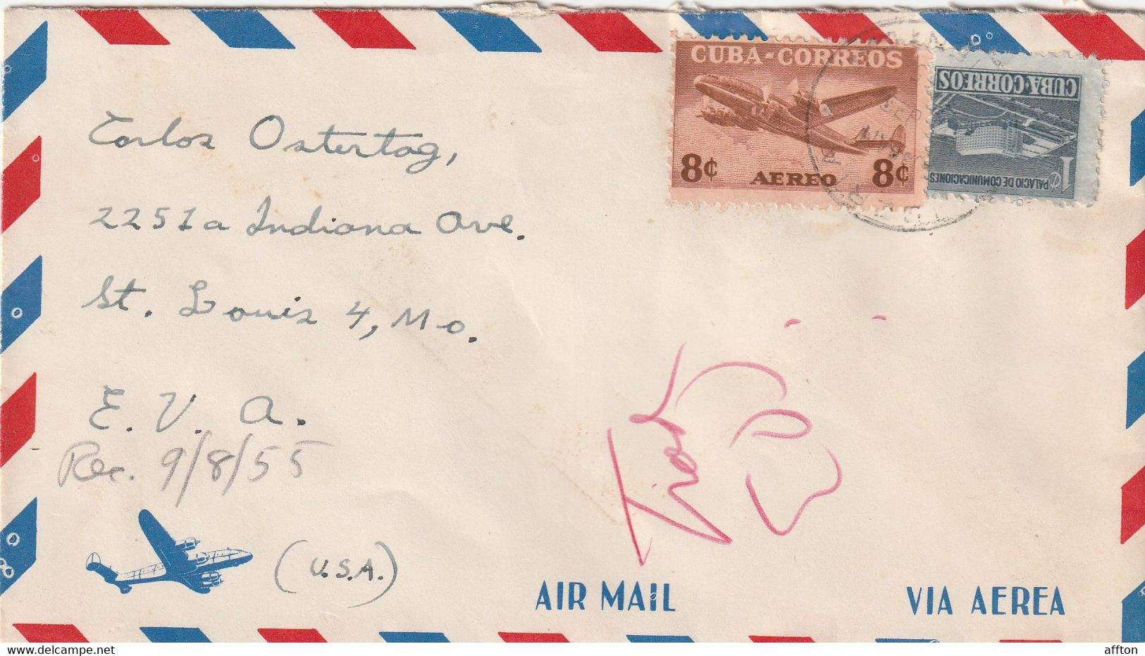 Cuba Old Cover Mailed - Lettres & Documents