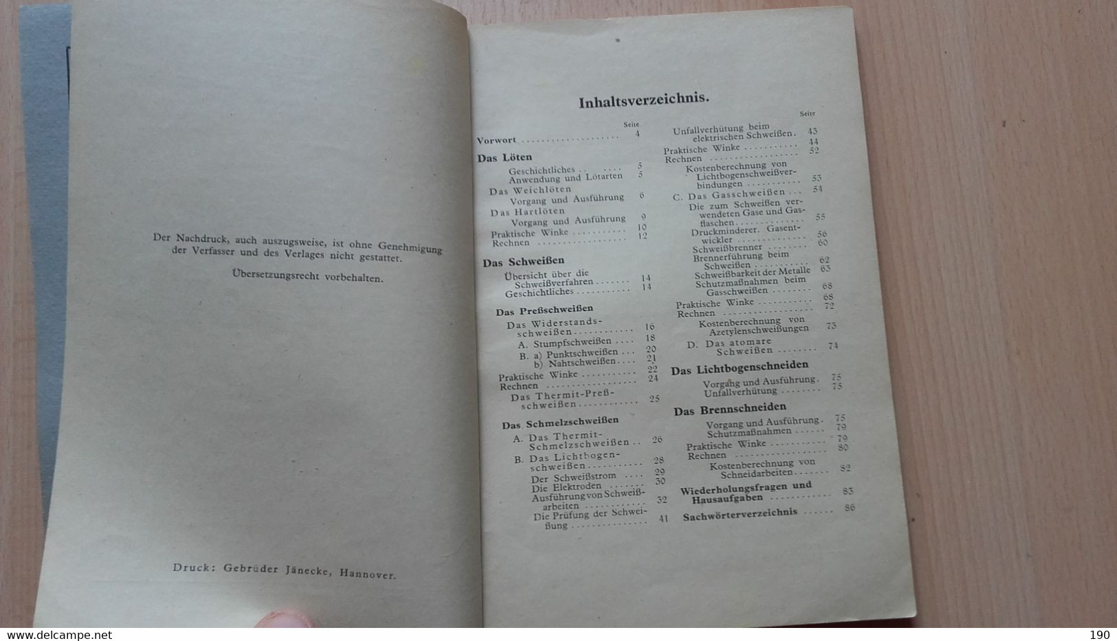 Fachbuch Fur Metallgewerbliche Berufe.Band 110.Karl Kirsten/Georg Ehrlicher:Schweitzen,Brennschneiden,Loten - Technik