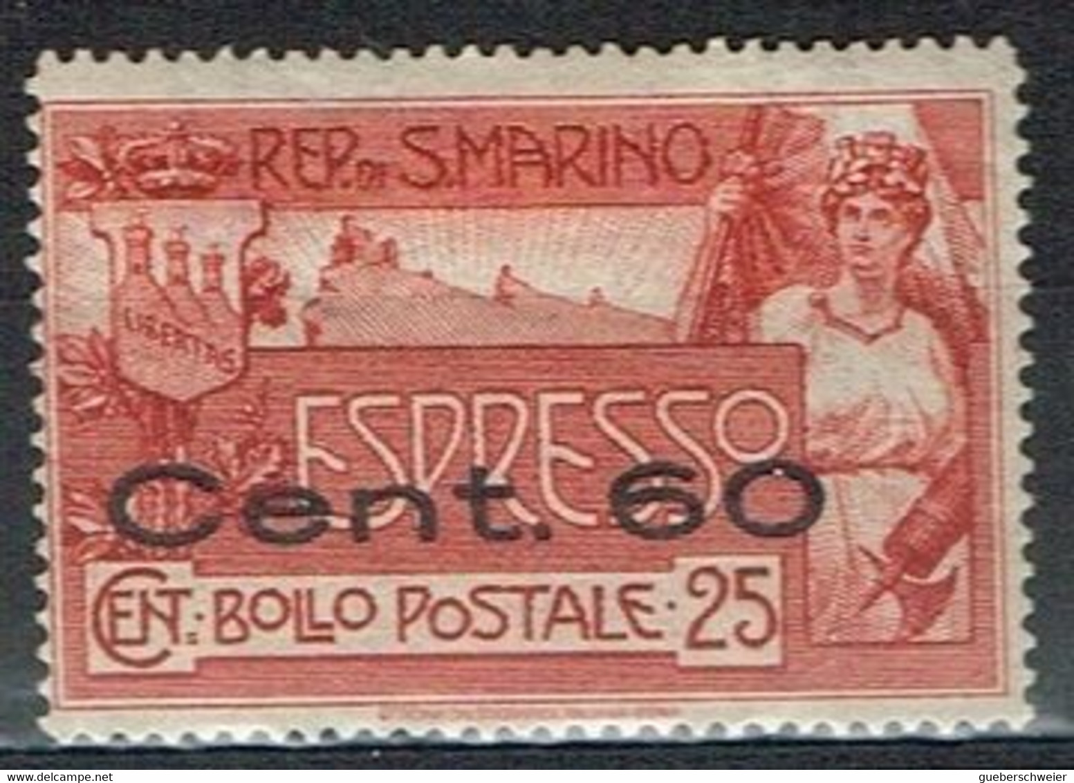 ST MAR 17 - SAINT MARIN Express N° 3 Neuf* - Express Letter Stamps