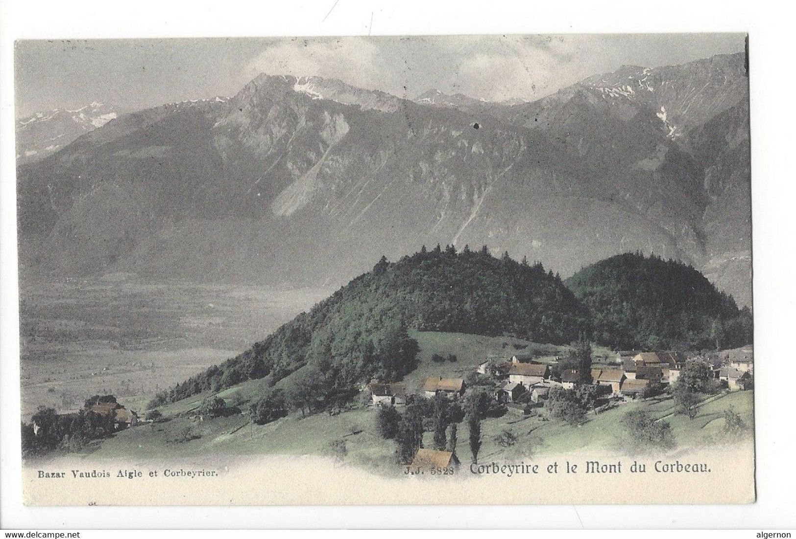 29857 -  Corbeyrier Corbeyrire Et Le Mont Corbeau Circulée 1906 - Corbeyrier